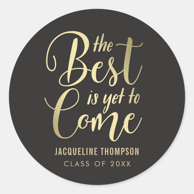 Os melhores adesivos EDITÁVEIS para graduação de c (Frente)