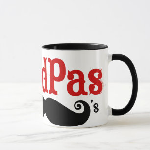 Os melhores vovôs têm a caneca dos bigodes