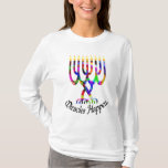 Os milagre acontecem camisa de Menorah<br><div class="desc">Os milagre acontecem menorah Chanukah</div>