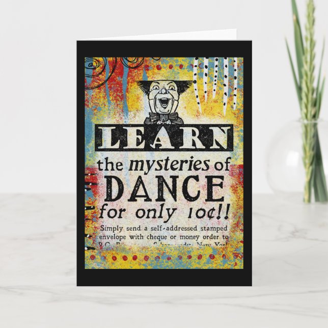 Os mistérios da dança - Engraçado Anúncio da Vinta (Frente)