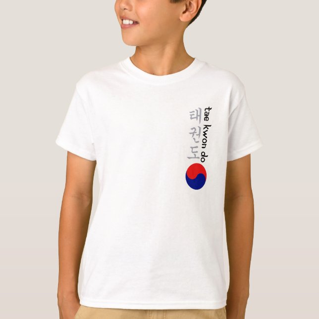 Os miúdos Tae Kwon fazem a camisa (Frente)