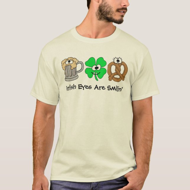 Os olhos irlandeses são camisetas engraçadas de (Frente)