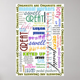 Os organistas são tudo! poster