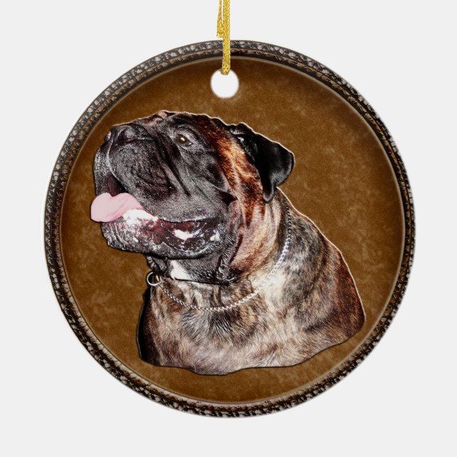 Os ornamento de Bullmastiff fazem para amantes do (Traseira)