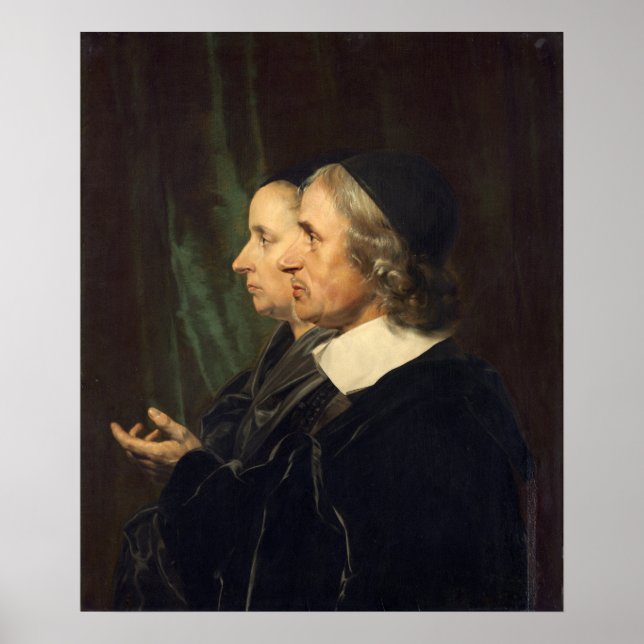 Os pais do artista - Poster Jan de Bray Fine Art (Frente)