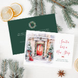 OS papais noeis TÊM UMA NOVA PARADA | anúncio em m<br><div class="desc">Celebre os seus novos começos com o nosso cartão de anúncio festivo. Perfeito por espalhar alegria de férias da sua nova casa.</div>