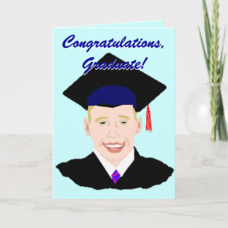 Os parabéns graduam o cartão religioso da