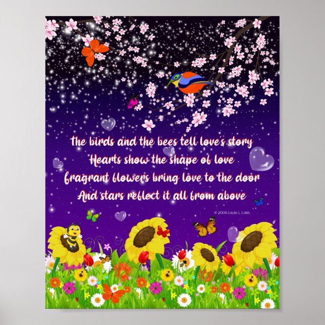 Os pássaros e as abelhas poster (Frente)