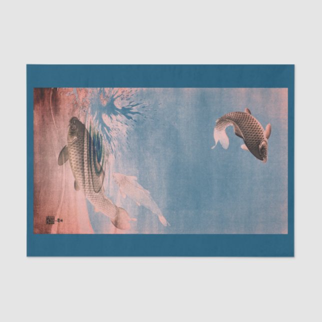 Os PEIXES que SALTAM no lenço de papel da ÁGUA (Frente )