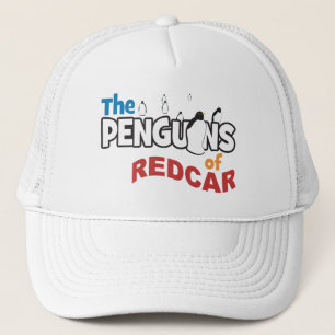 os pinguins do boné vermelho