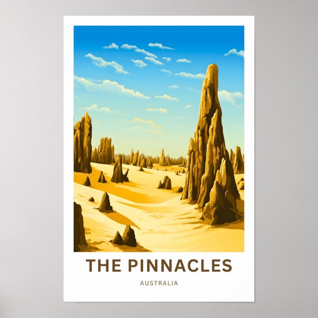 Os Pinnacle Austrália Viagem Impressão (Frente)