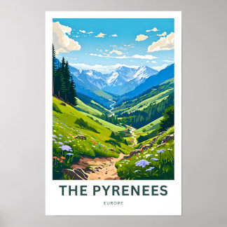 Os Pirenéus Europe Viagem Impressão