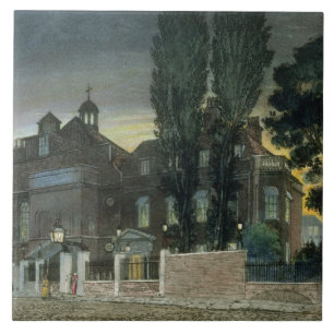 Os poços de Sadler, 1826 (gravura colorida)