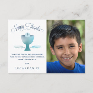 Os primeiros cartões de agradecimentos do