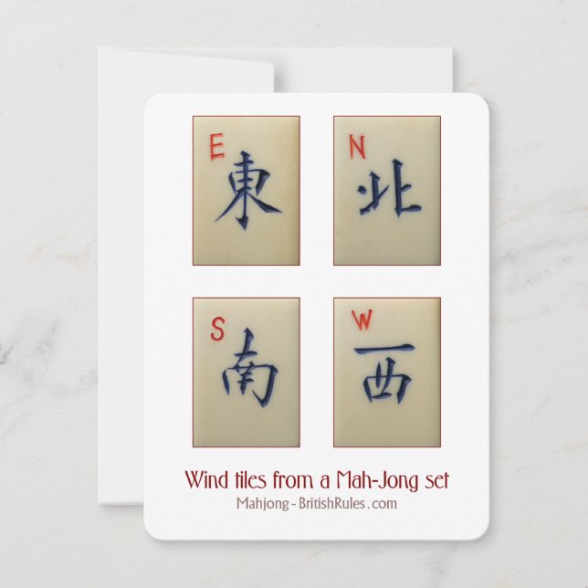 Os quatro ventos - Cartão explicativo (Frente)