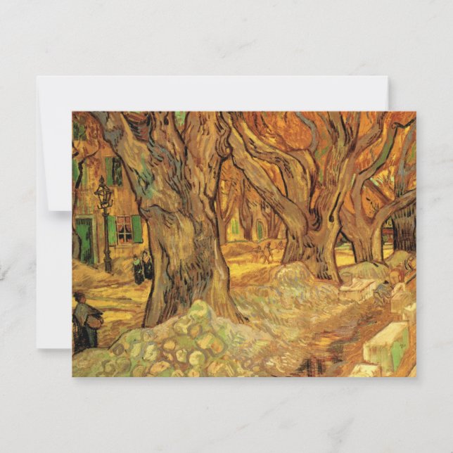 Os Reparadores de Estrada por Vincent van Gogh (Frente)