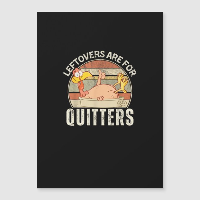 Os Restantes São Para Os Quitters Engraçados Relat (Frente)