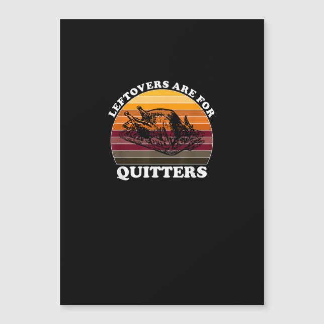 Os Restantes São Para Quitters - Ação De Graças En (Frente)