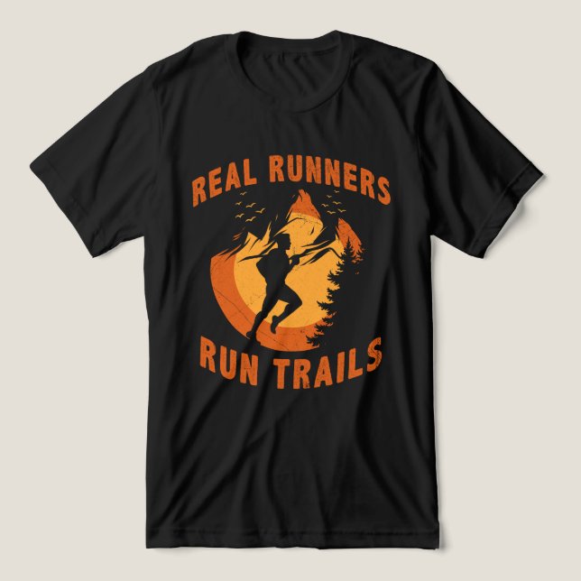 Os Runners Verdadeiros Executam Trilhos (Design frontal)