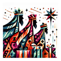 Os sábios poster de Natal