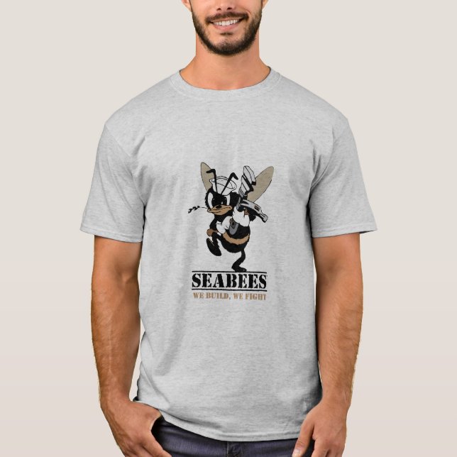 Os Seabees que nós nos construímos lutam a camisa (Frente)