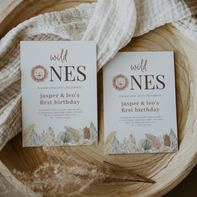 Os Selvagens Gêmeos Neutros Deixam Convite Anivers (Criador carregado)