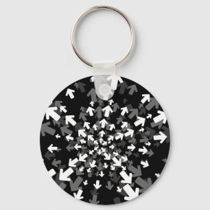 Os sentidos abstraem o chaveiro