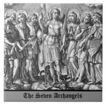 Os Sete Arcanjos (M 034; Gravura)