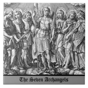 Os Sete Arcanjos (M 034; Gravura)