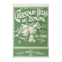 Os Sinos De Natal Estão Tocando A Impressão De Art