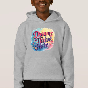 Os sonhos prosperam aqui - Abstrato vibrante e ele