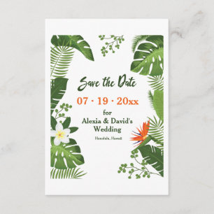 Os trópicos salvar o anúncio da data