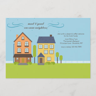 Os vizinhos se encontram e recebem convite