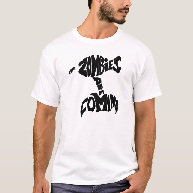 Os zombis são camisa de vinda do TD-Fã (Frente)