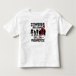 Os zombis são chamada de vinda a camisa do miúdo