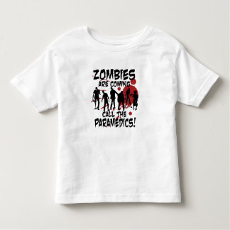 Os zombis são chamada de vinda a camisa do miúdo