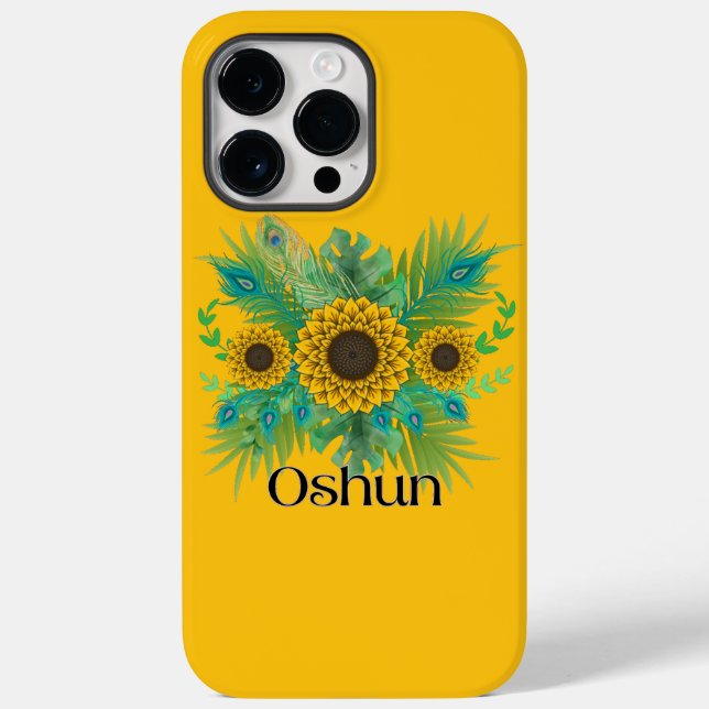 Oshun Goddess Sunflower (Verso)