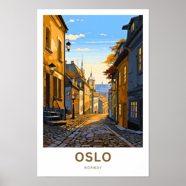 Oslo Viagem Impressão (Frente)