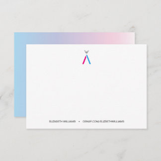 O'Snap Cartões de agradecimentos de anotação do em