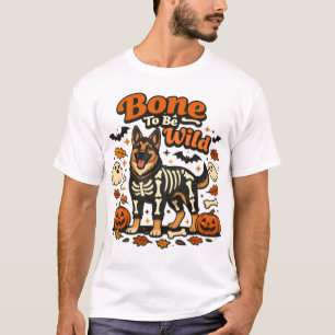 Osso Para Ser Selvagem Camisa engraçada de Hallowe