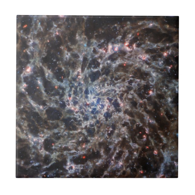 Ossos da Galaxy IC5332 do JWST (Frente)