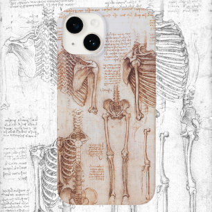 Ossos do Esqueleto da Anatomia Humana de Leonardo 