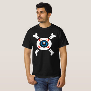Ossos do globo ocular para camisas escuras