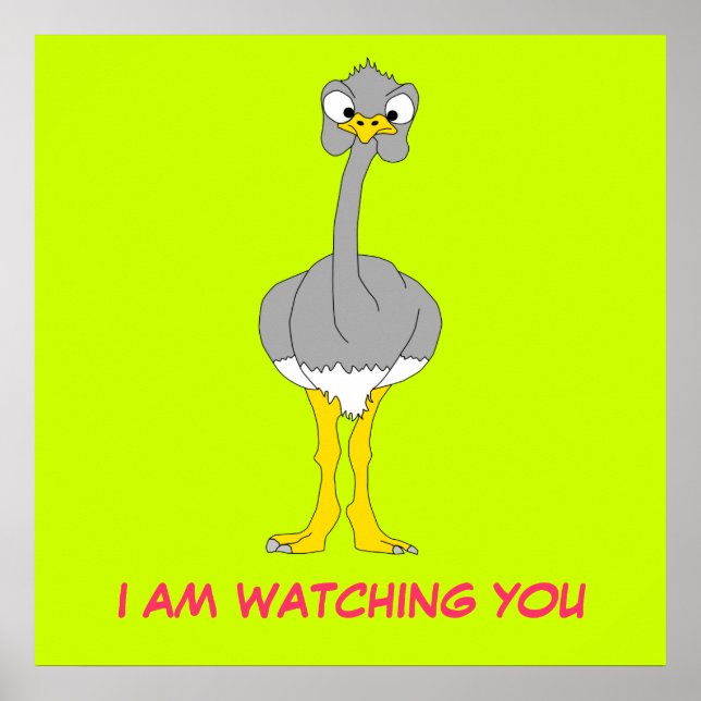 Ostrich Poster (Frente)