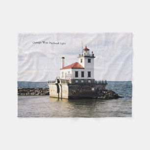 Oswego West Pierhead cobertor de velo leve