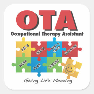 OTA - Etiqueta assistente da terapia ocupacional -