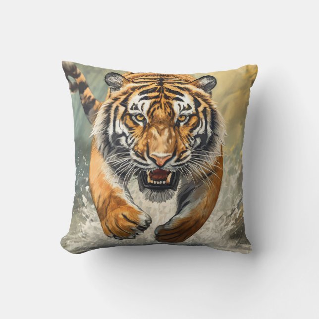 Ótima almofada do tigre! (Frente)