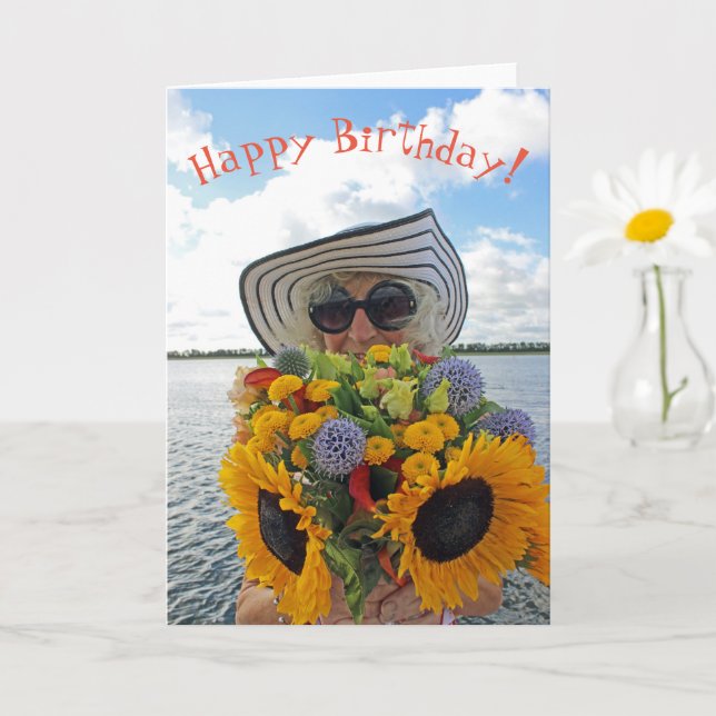 Ótimo cartão de aniversário divertido! (Planta pequena)