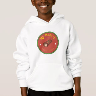 ÓTIMO! Hoodie De Pulante De Crianças... Minha Mãe 