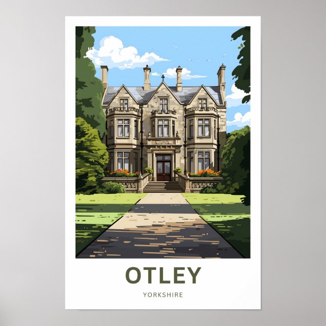 Otley Yorkshire Viagem Impressão (Frente)